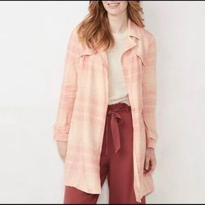 LC Lauren Conrad light trench coat jacket